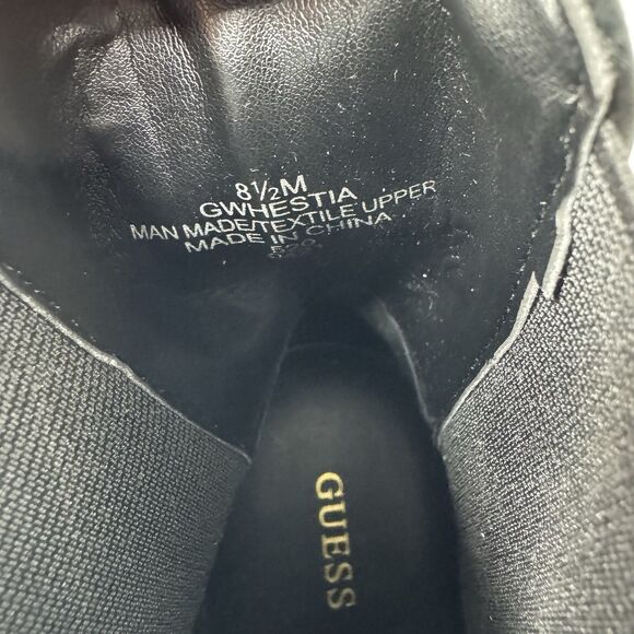 GUESS Women's Hestia Brown Logo Ankle Boot Platform Shoes - Size 8.5 M - Picture 15 of 15